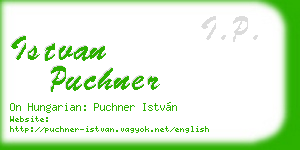 istvan puchner business card